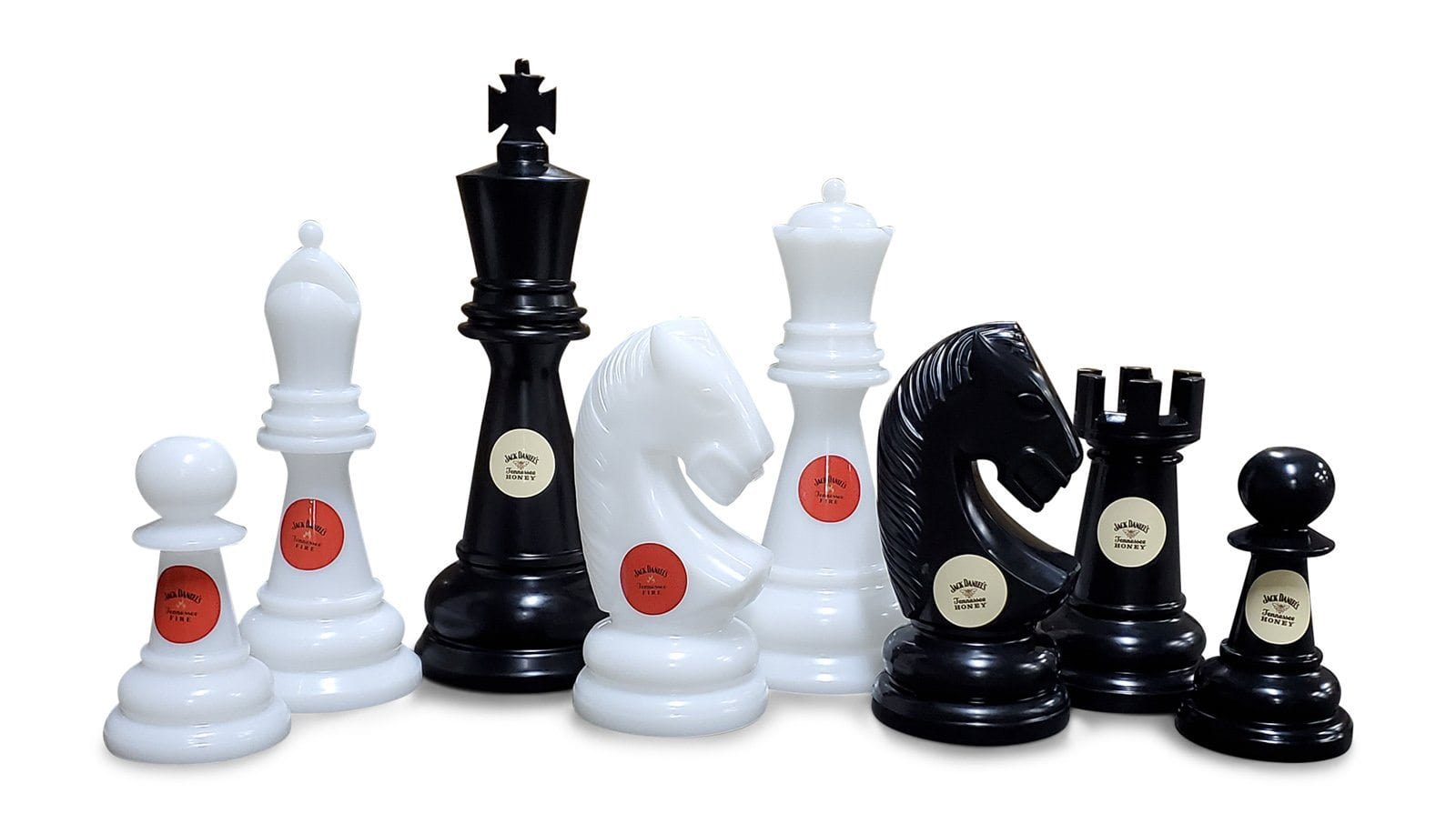 Unique Chess Set. discount Black and Gold Chessboard w/32 pieces. Ice cold