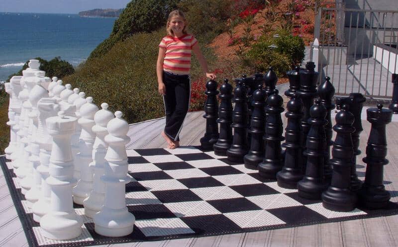 MegaChess 5 Inch Dark Plastic Rook Giant Chess Piece
