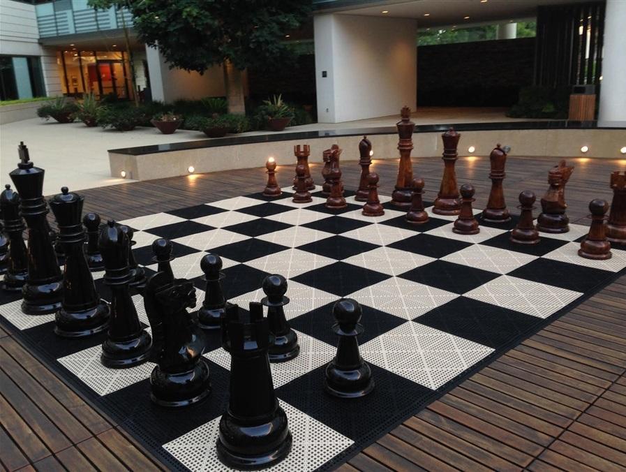 Rubberized Vinyl Chessboards