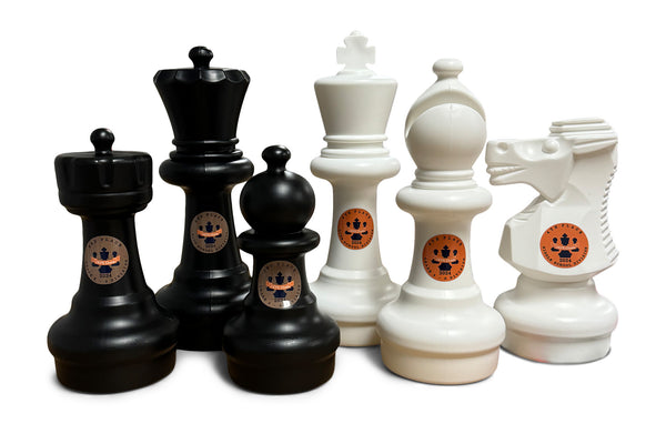 MegaChess Personalized 12 Inch Plastic Giant Chess Set |  | GiantChessUSA