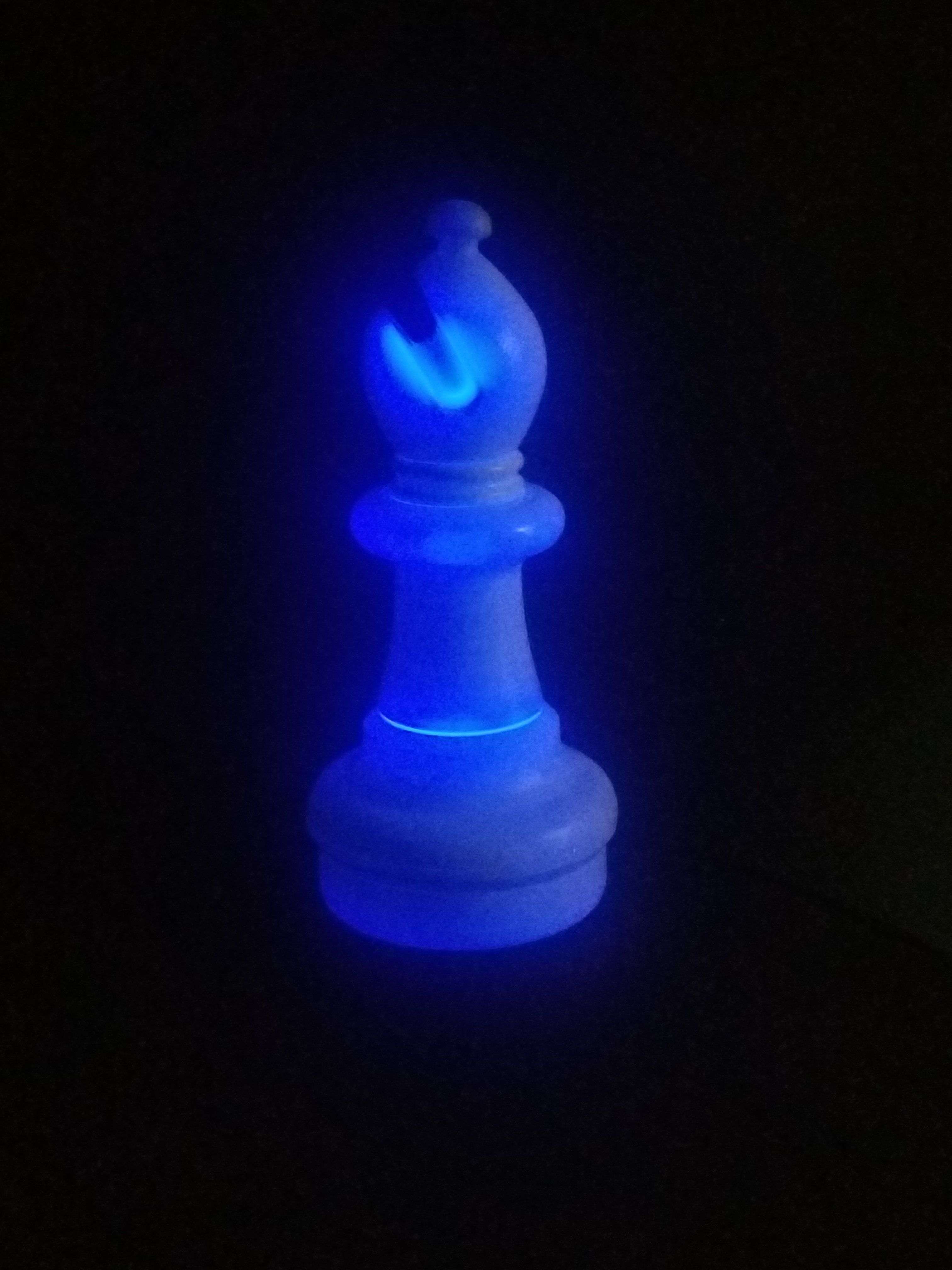 Individual Pieces For The 25 Inch Plastic Giant Chess Set | Giant Outdoor Chess | Bishop / LED Lights 8 Colors | GiantChessUSA