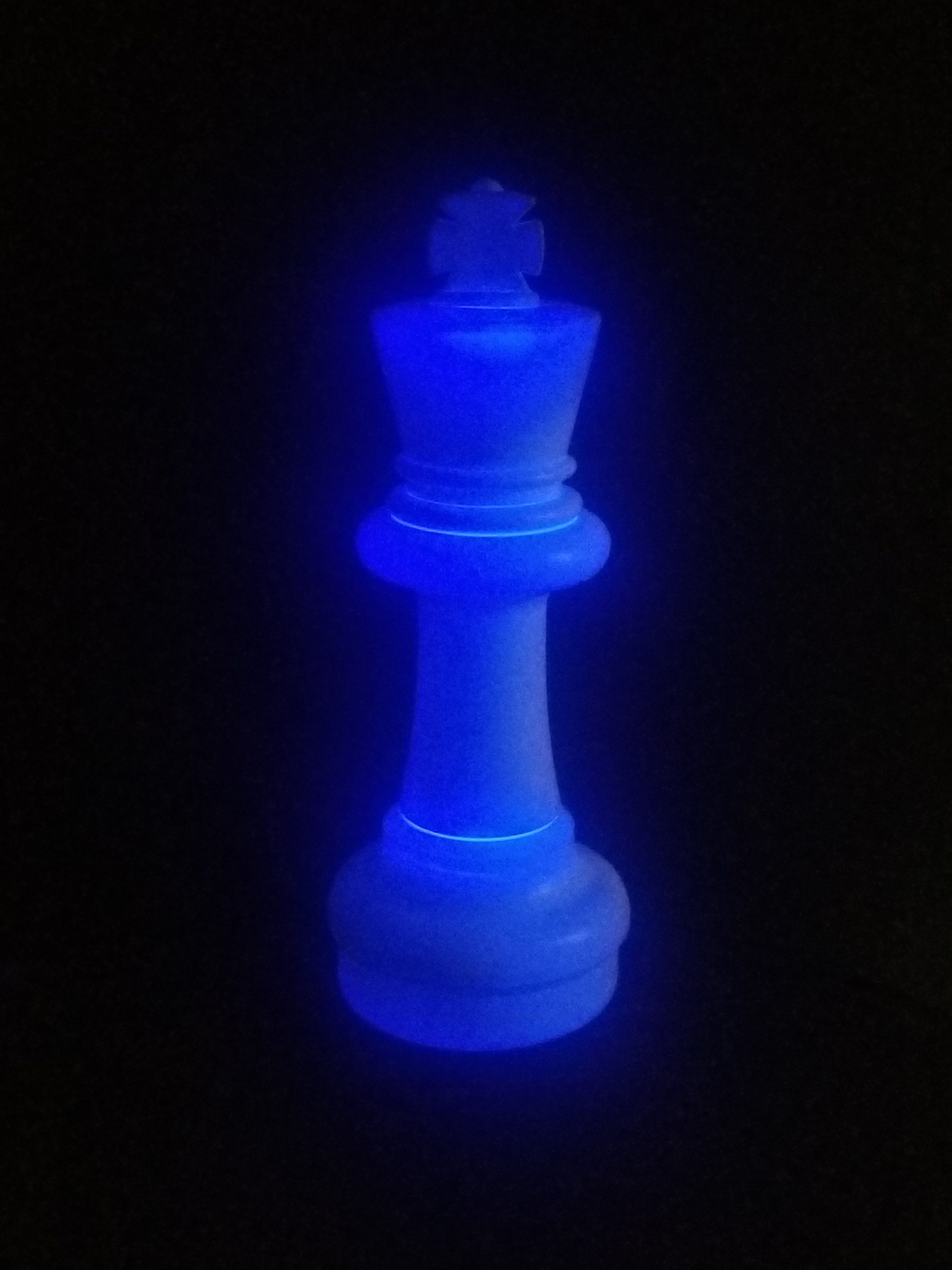 25 Inch LED King Individual Plastic Chess Piece - Illuminates 8 Different Colors | Giant Outdoor Chess | | GiantChessUSA