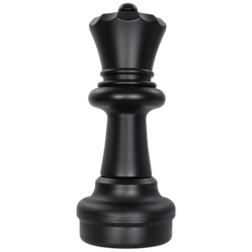 Individual Pieces for The Original MegaChess 25 Inch Plastic Giant Chess Set | Queen / Black | GiantChessUSA