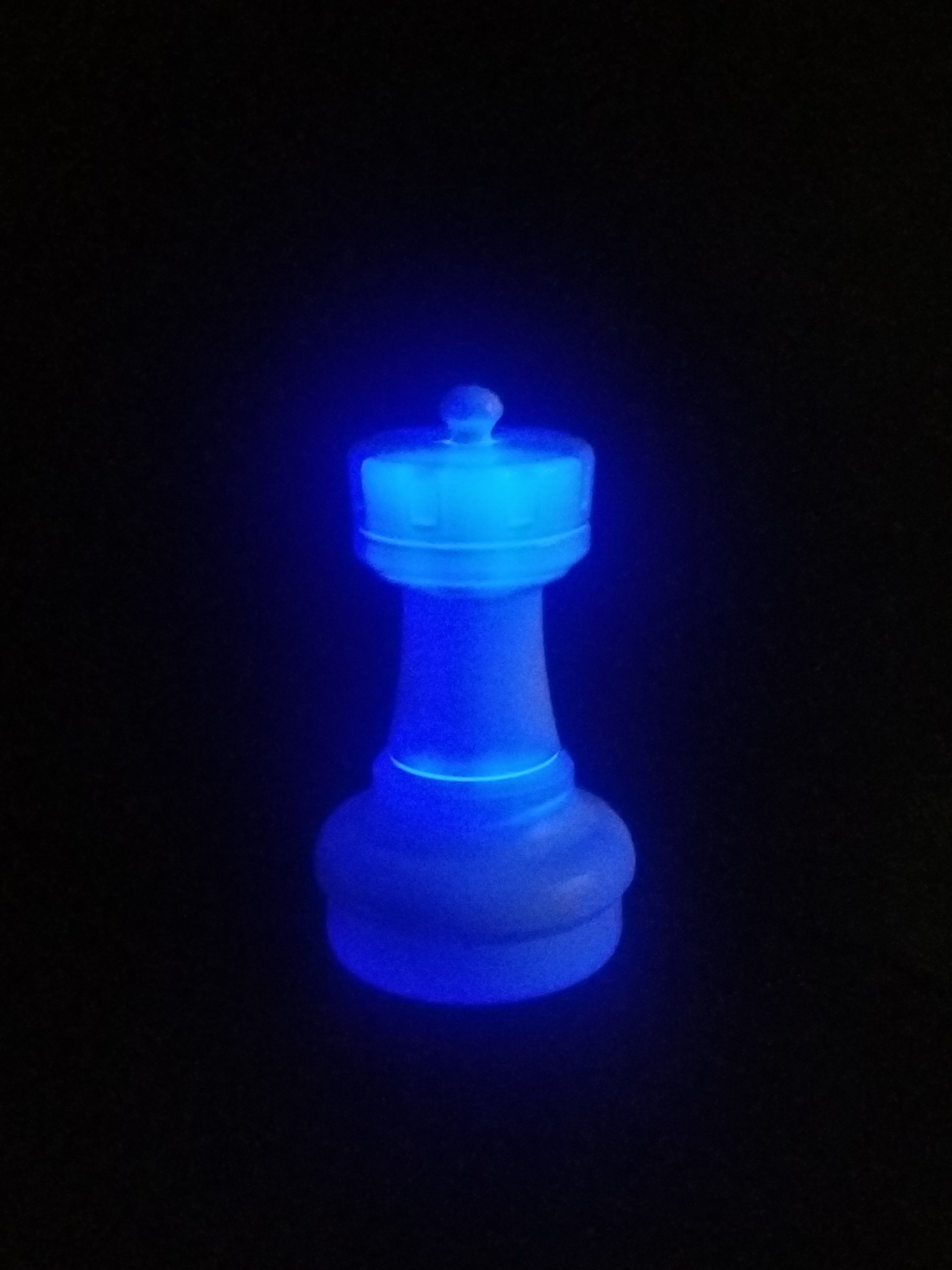 Individual Pieces For The 25 Inch Plastic Giant Chess Set | Giant Outdoor Chess | Rook / LED Lights 8 Colors | GiantChessUSA