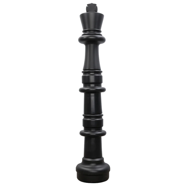 Individual Pieces for The Original MegaChess 49 Inch Plastic Giant Chess Set | King / Black | GiantChessUSA