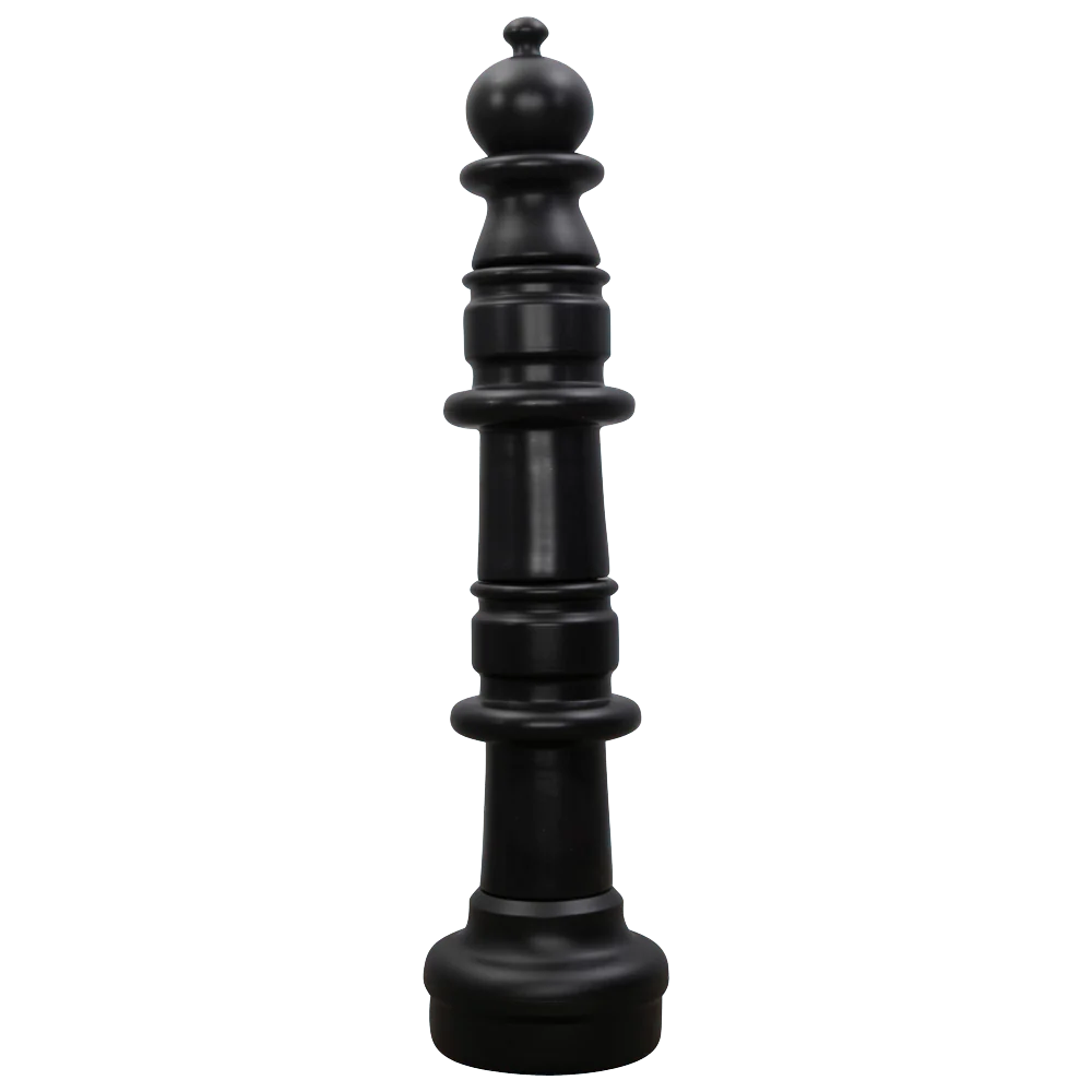 Individual Pieces for The Original MegaChess 49 Inch Plastic Giant Chess Set | Pawn / Black | GiantChessUSA