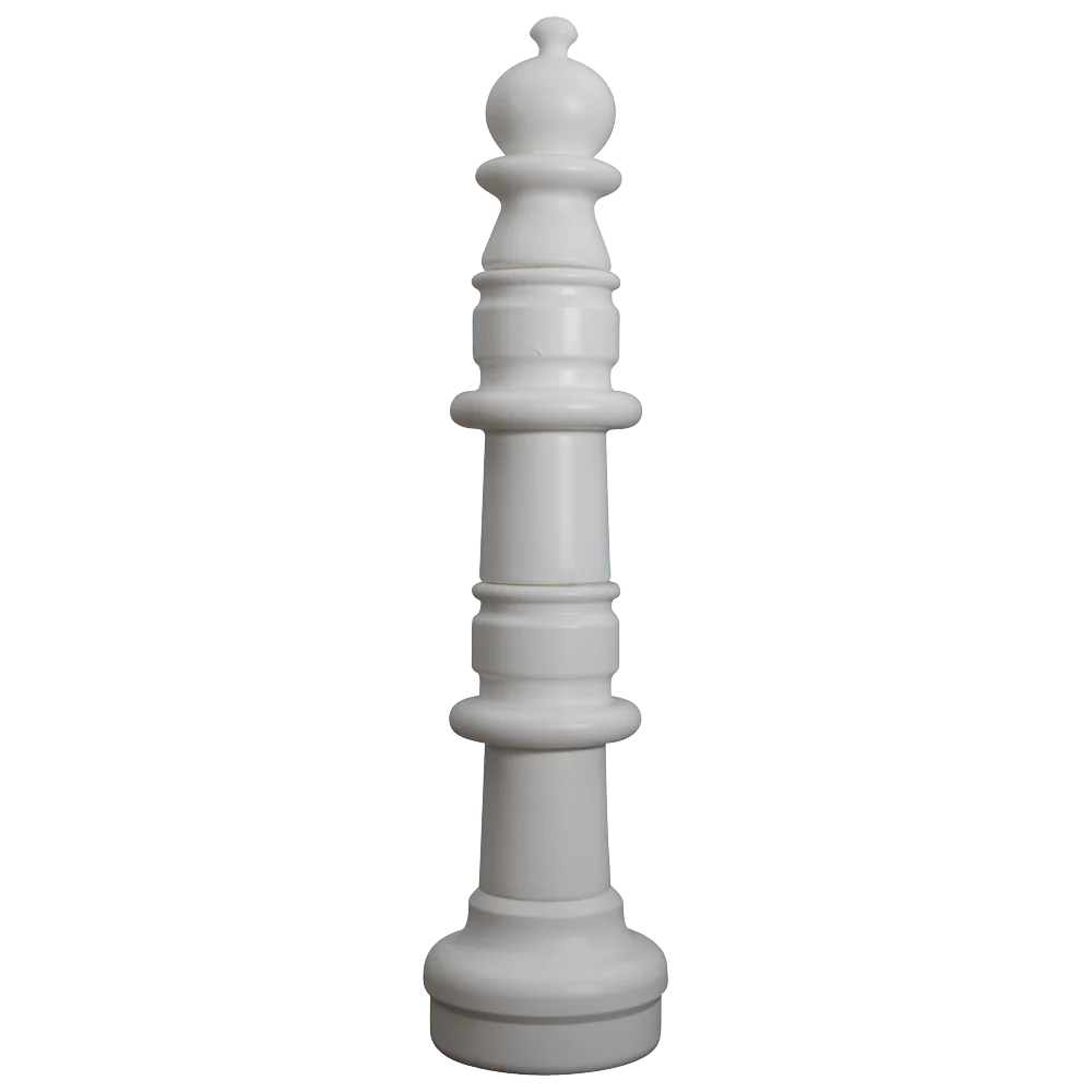 Individual Pieces for The Original MegaChess 49 Inch Plastic Giant Chess Set | Pawn / White | GiantChessUSA