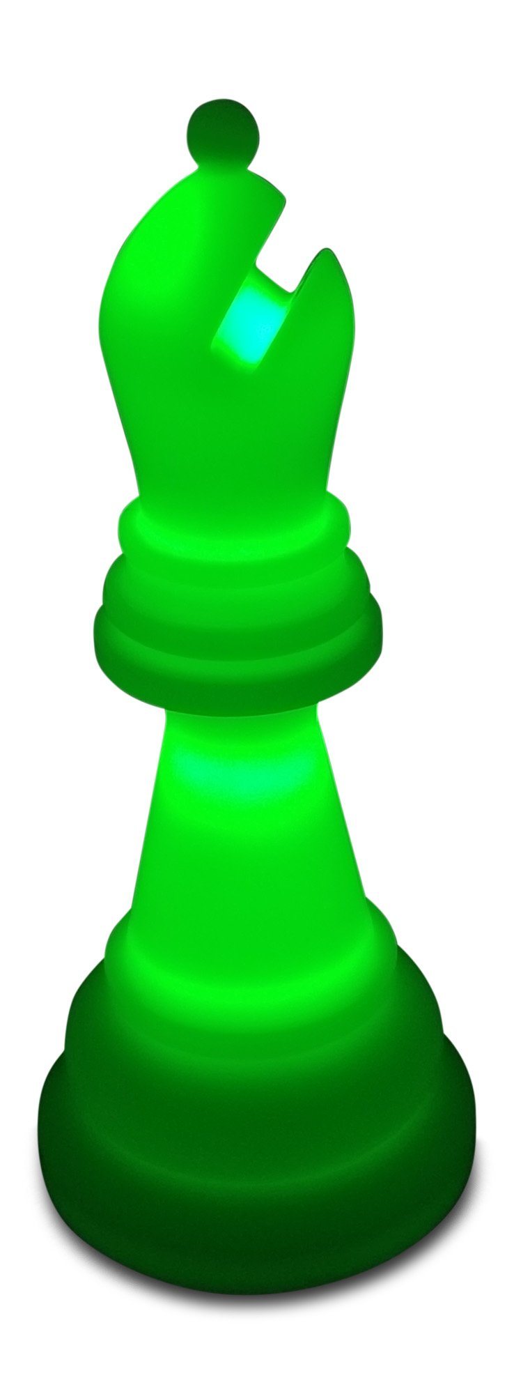 34 Inch Perfect Giant Bishop Chess Piece Light-Up Giant Chess Piece - Illuminates 8 Different Colors | Giant Outdoor Chess | | GiantChessUSA