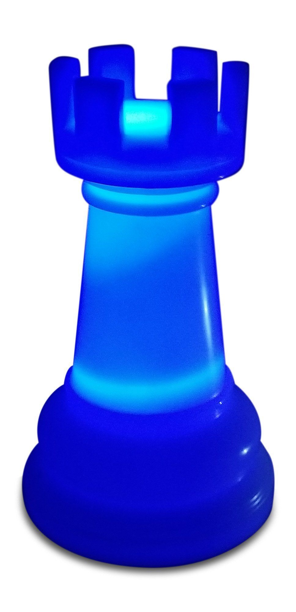 23 Inch Perfect Giant Rook Chess Piece Light-Up Giant Chess Piece - Illuminates 8 Different Colors | Giant Outdoor Chess | | GiantChessUSA