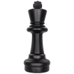 Individual Pieces For The 25 Inch Plastic Giant Chess Set | Giant Outdoor Chess | King / Black | GiantChessUSA