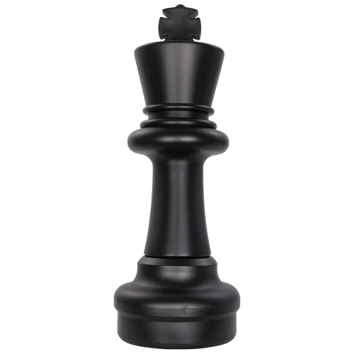 Individual Pieces For The 25 Inch Plastic Giant Chess Set | Giant Outdoor Chess | King / Black | GiantChessUSA