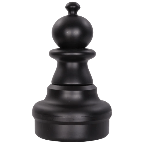 Individual Pieces For The 25 Inch Plastic Giant Chess Set | Giant Outdoor Chess | Pawn / Black | GiantChessUSA