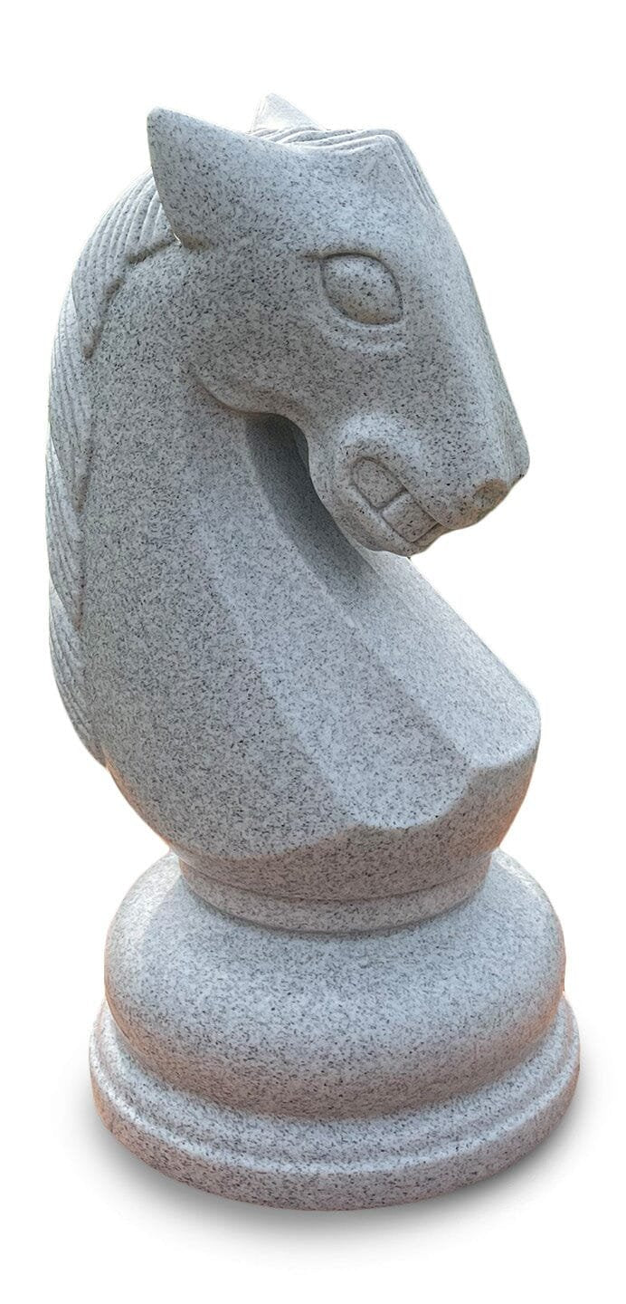 26-Inch Perfect Chess Set - Stone Gray Edition | Giant Outdoor Chess | | GiantChessUSA