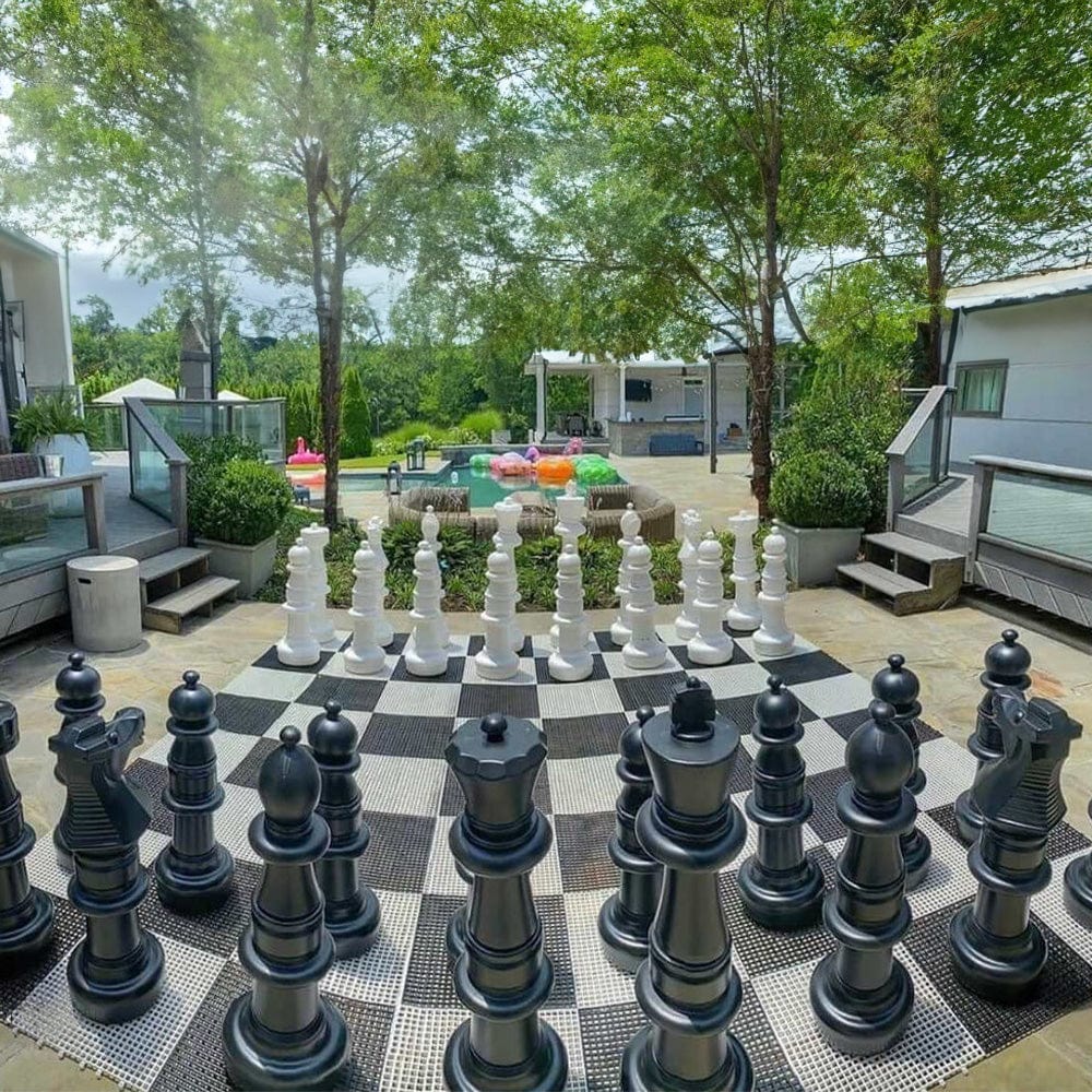 37 Inch Plastic Giant Chess Set | Giant Outdoor Chess | | GiantChessUSA