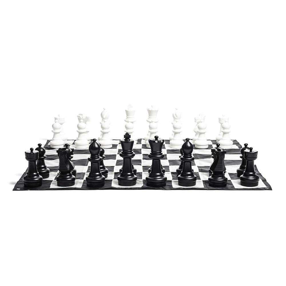 12 Inch Plastic Giant Chess Set | Giant Outdoor Chess | | GiantChessUSA