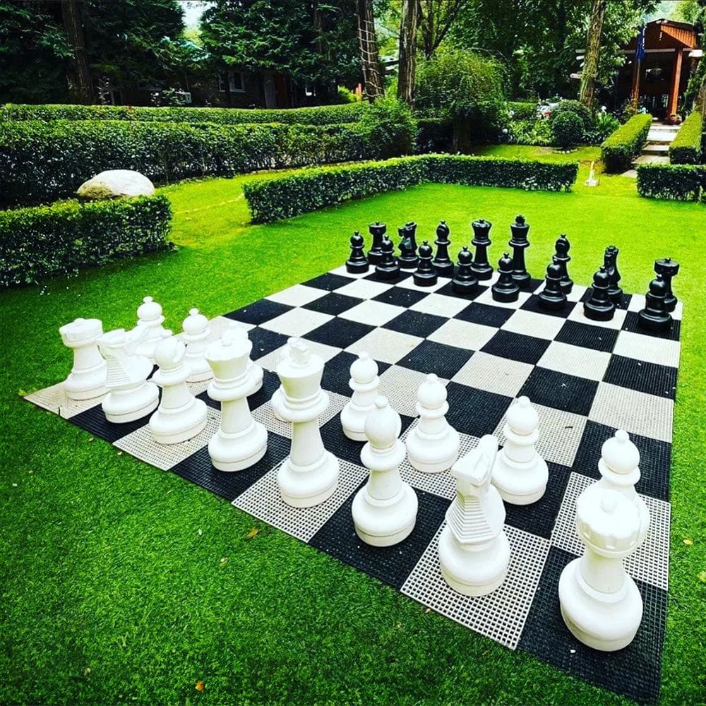 25 Inch Plastic Giant Chess Set | Giant Outdoor Chess | | GiantChessUSA