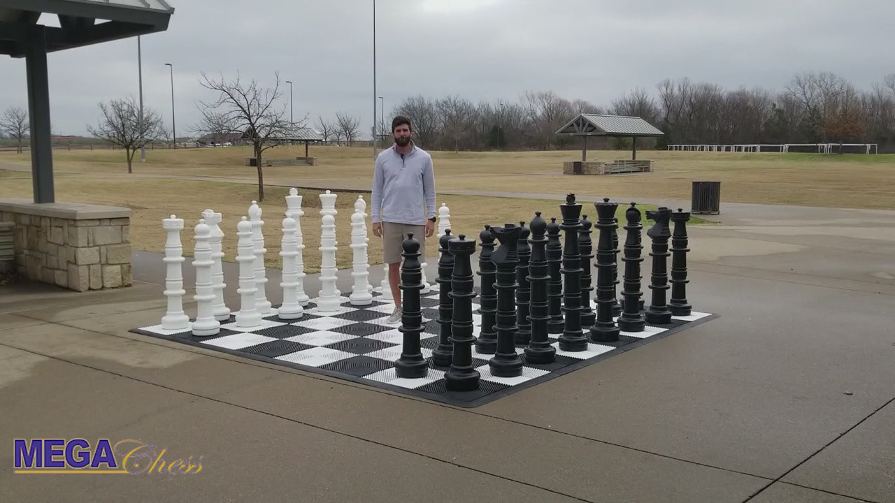 49 Inch Plastic Giant Chess Set | Giant Outdoor Chess | | GiantChessUSA