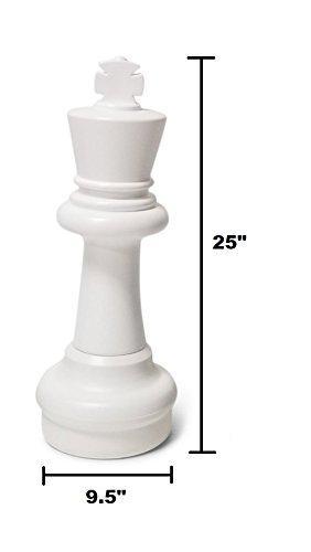 MegaChess 25 Inch Giant Plastic Chess Set with Nylon Mat |  | GiantChessUSA