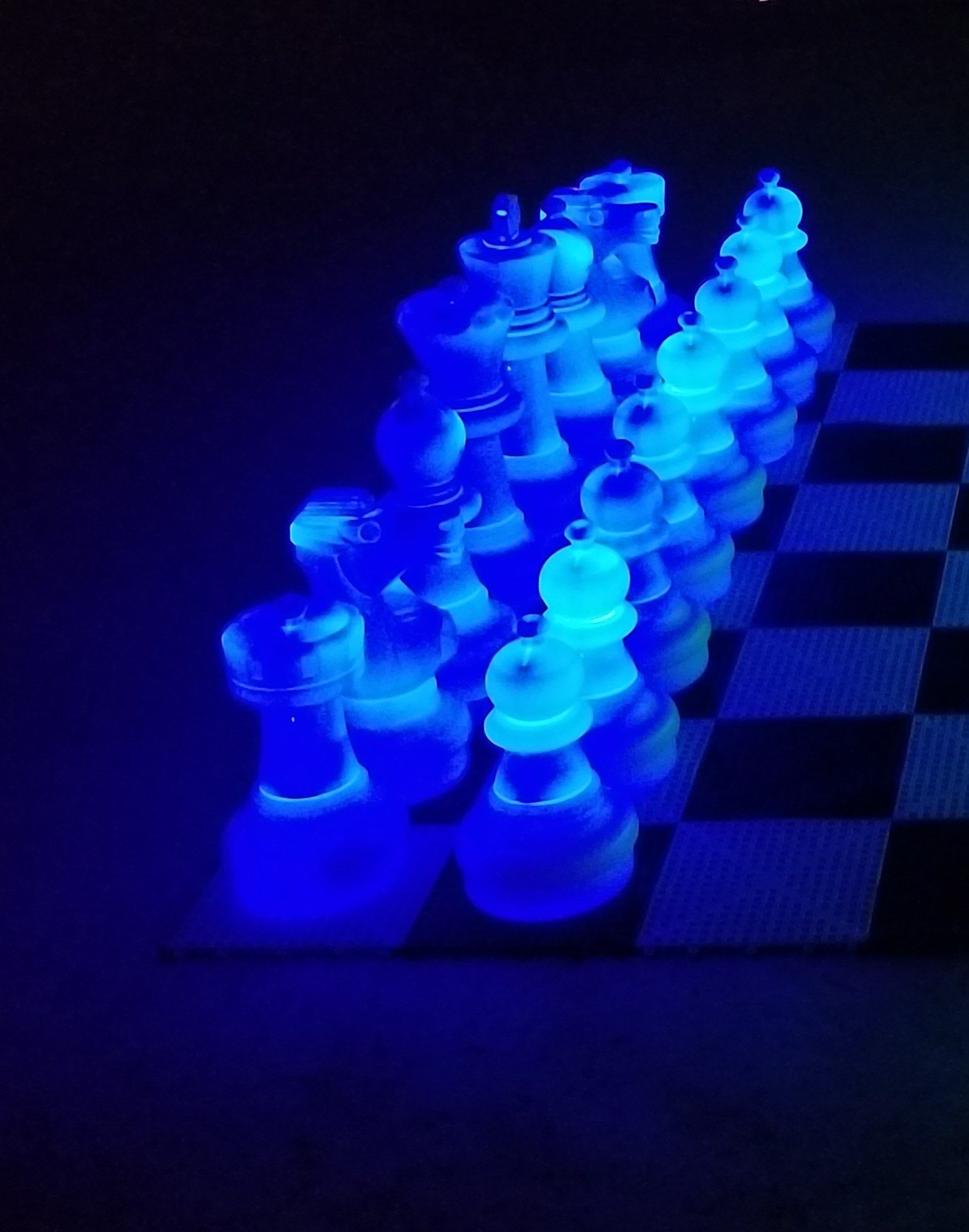 MegaChess 25 Inch Plastic Light-up LED Giant Chess Set | Three Options Available |  | GiantChessUSA