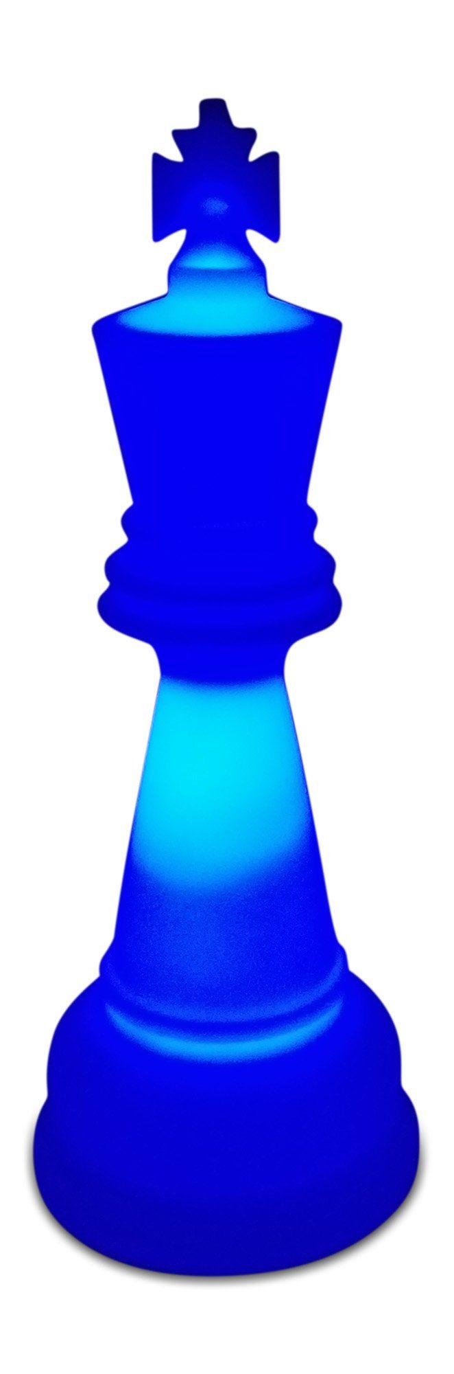 38 Inch Perfect King Light-Up Giant Chess Piece - Blue Giant Outdoor Chess | Default Title | GiantChessUSA