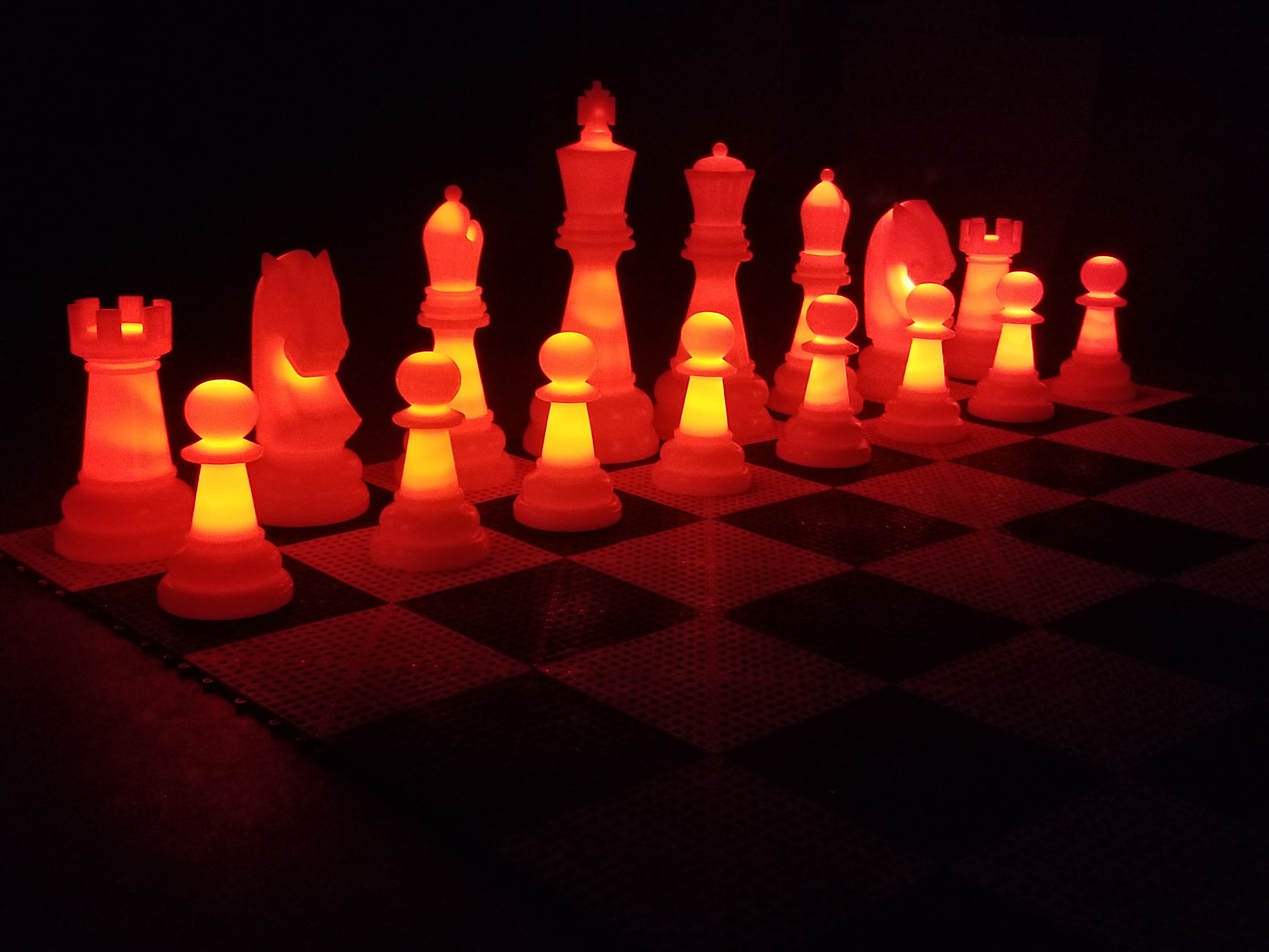 MegaChess 38 Inch Perfect Light-up LED Giant Chess Set | Three Options Available |  | GiantChessUSA