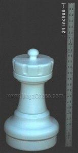 MegaChess 17 Inch Light Plastic Rook Giant Chess Piece |  | GiantChessUSA