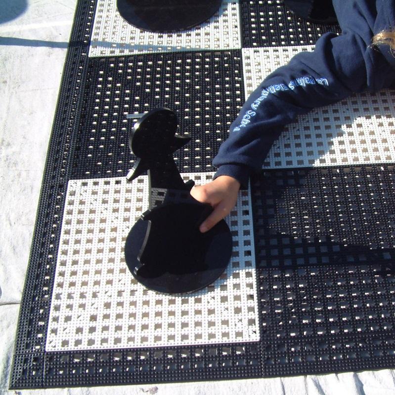 Safety Edge Ramps for Rubberized Vinyl 24" Squares | Giant Outdoor Chess | | GiantChessUSA