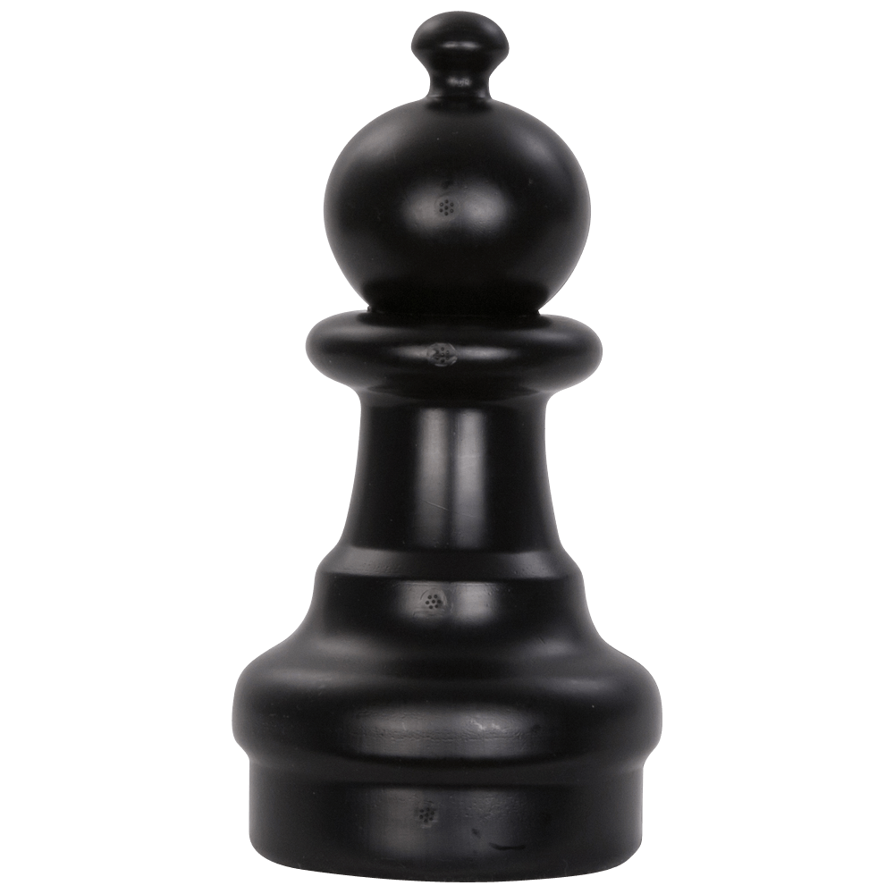 MegaChess 8 Inch Dark Plastic Pawn Giant Chess Piece |  | GiantChessUSA