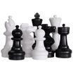 12 Inch Plastic Giant Chess Set | Giant Outdoor Chess | | GiantChessUSA