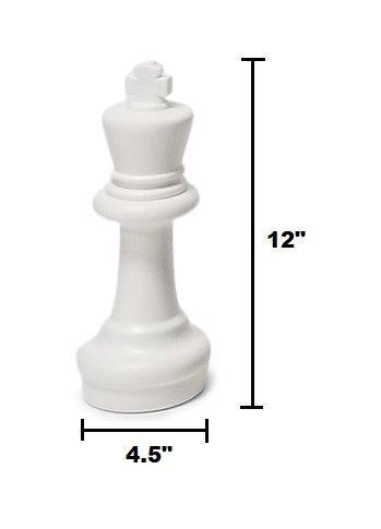 MegaChess 12 Inch Plastic Giant Chess Set with Plastic Board |  | GiantChessUSA