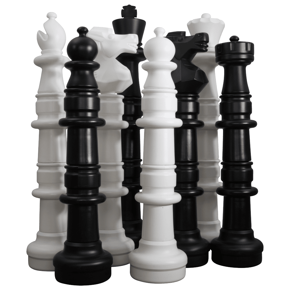 49 Inch Plastic Giant Chess Set with Commercial Grade Roll-up Chessboard | Giant Outdoor Chess | Default Title | GiantChessUSA