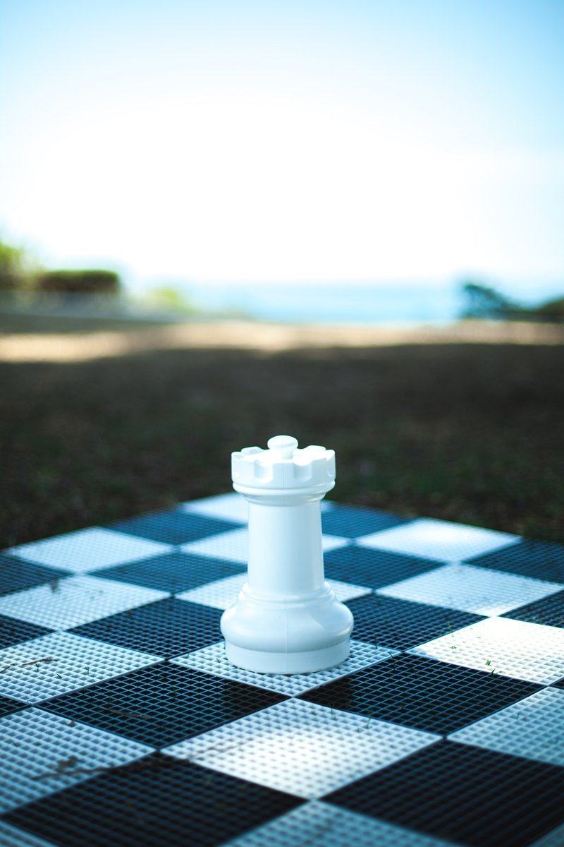 10 Inch Light Plastic Rook Giant Chess Piece | Giant Outdoor Chess | | GiantChessUSA