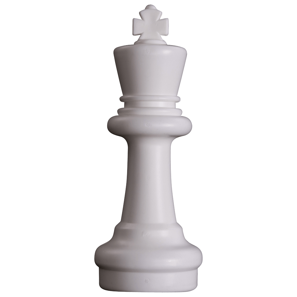 12 Inch Light Plastic King Giant Chess Piece | Giant Outdoor Chess | | GiantChessUSA