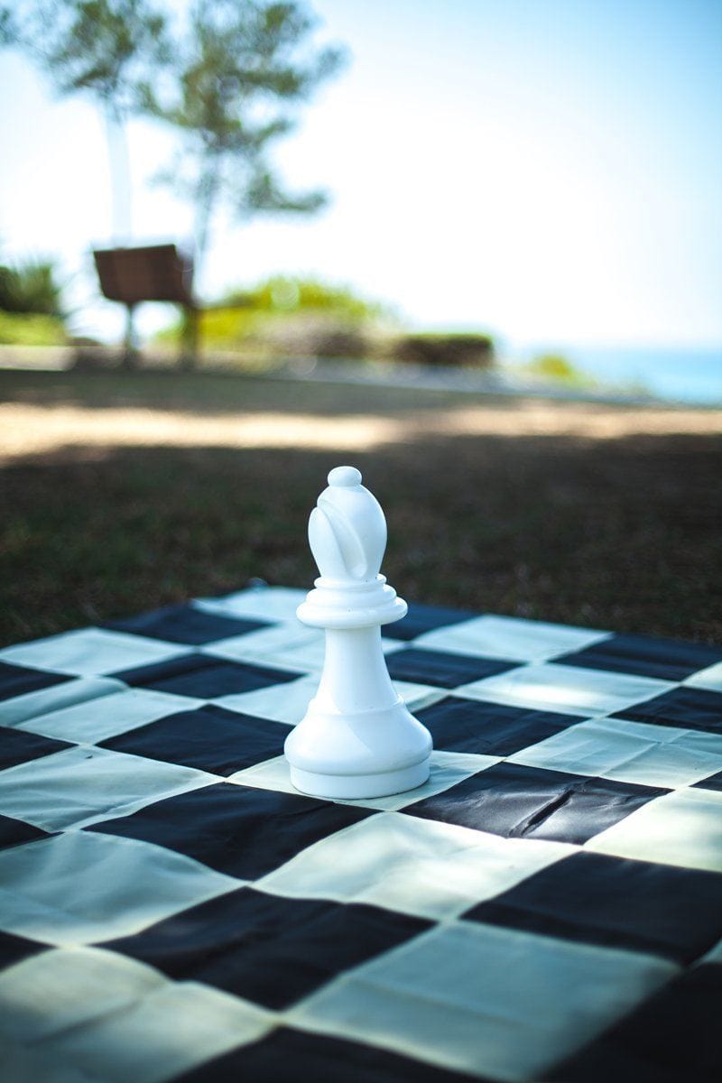 13 Inch Light Plastic Bishop Giant Chess Piece | Giant Outdoor Chess | | GiantChessUSA