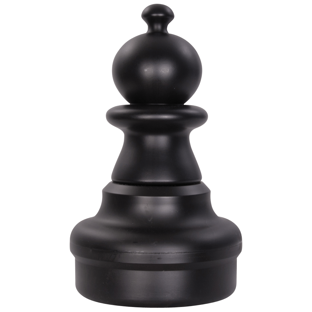 16 Inch Dark Plastic Pawn Giant Chess Piece | Giant Outdoor Chess | | GiantChessUSA