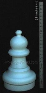 16 Inch Light Plastic Pawn Giant Chess Piece | Giant Outdoor Chess | | GiantChessUSA