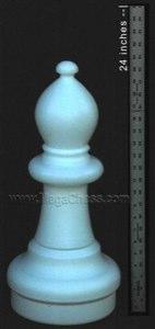 21 Inch Light Plastic Bishop Giant Chess Piece | Giant Outdoor Chess | | GiantChessUSA