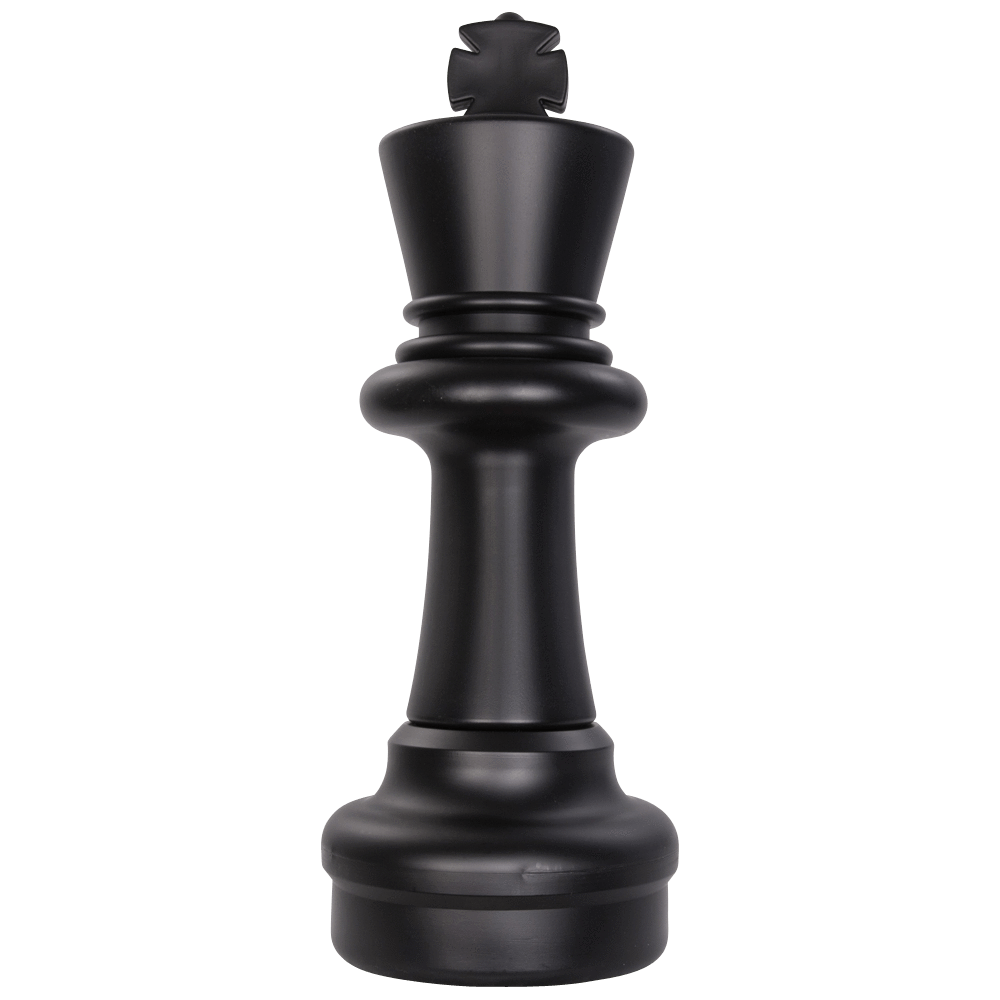 25 Inch Dark Plastic King Giant Chess Piece | Giant Outdoor Chess | | GiantChessUSA