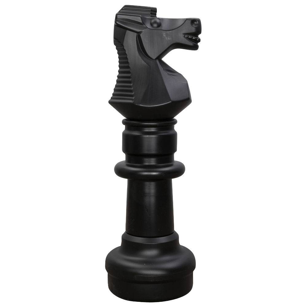 30 Inch Dark Plastic Knight Giant Chess Piece | Giant Outdoor Chess | | GiantChessUSA