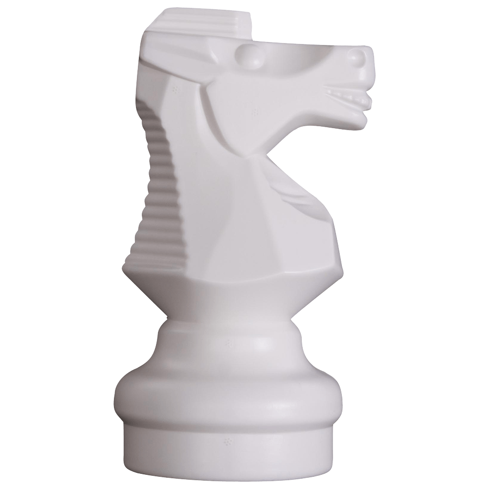 9 Inch Light Plastic Knight Giant Chess Piece | Giant Outdoor Chess | | GiantChessUSA