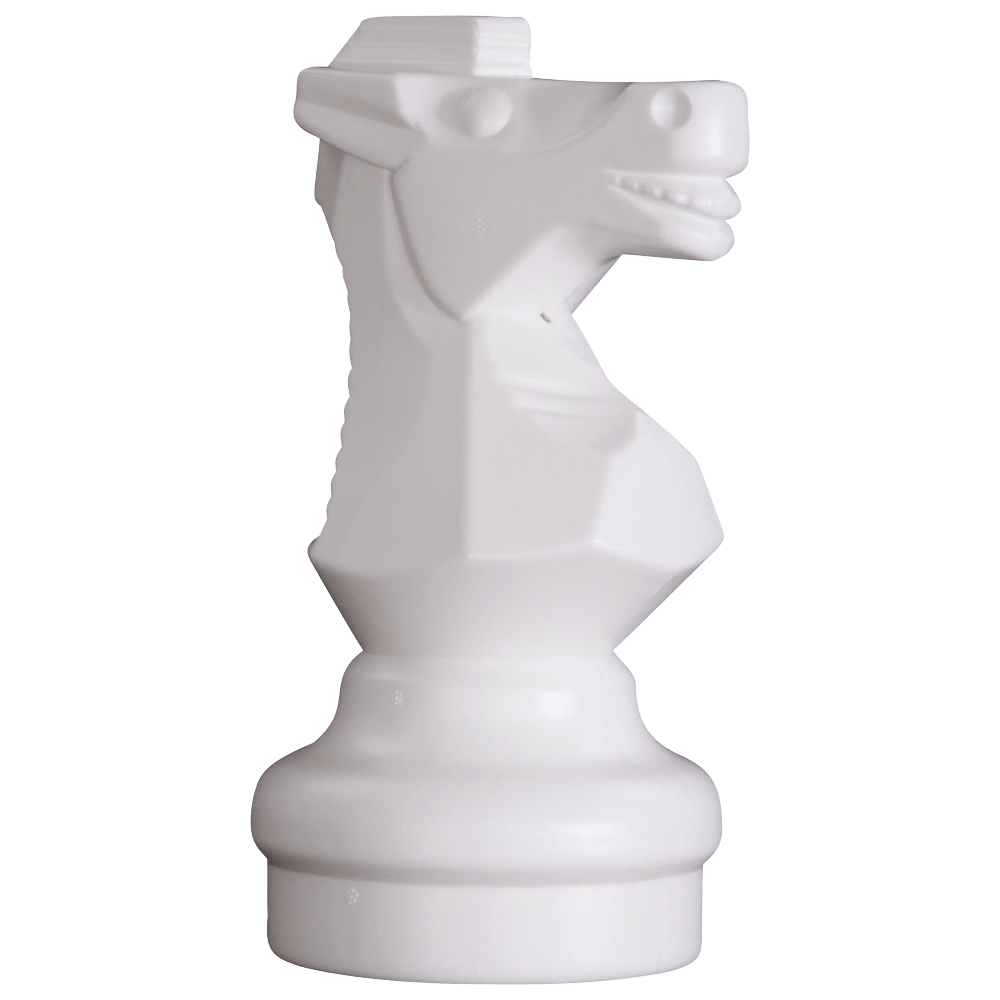 9 Inch Light Plastic Knight Giant Chess Piece | Giant Outdoor Chess | | GiantChessUSA