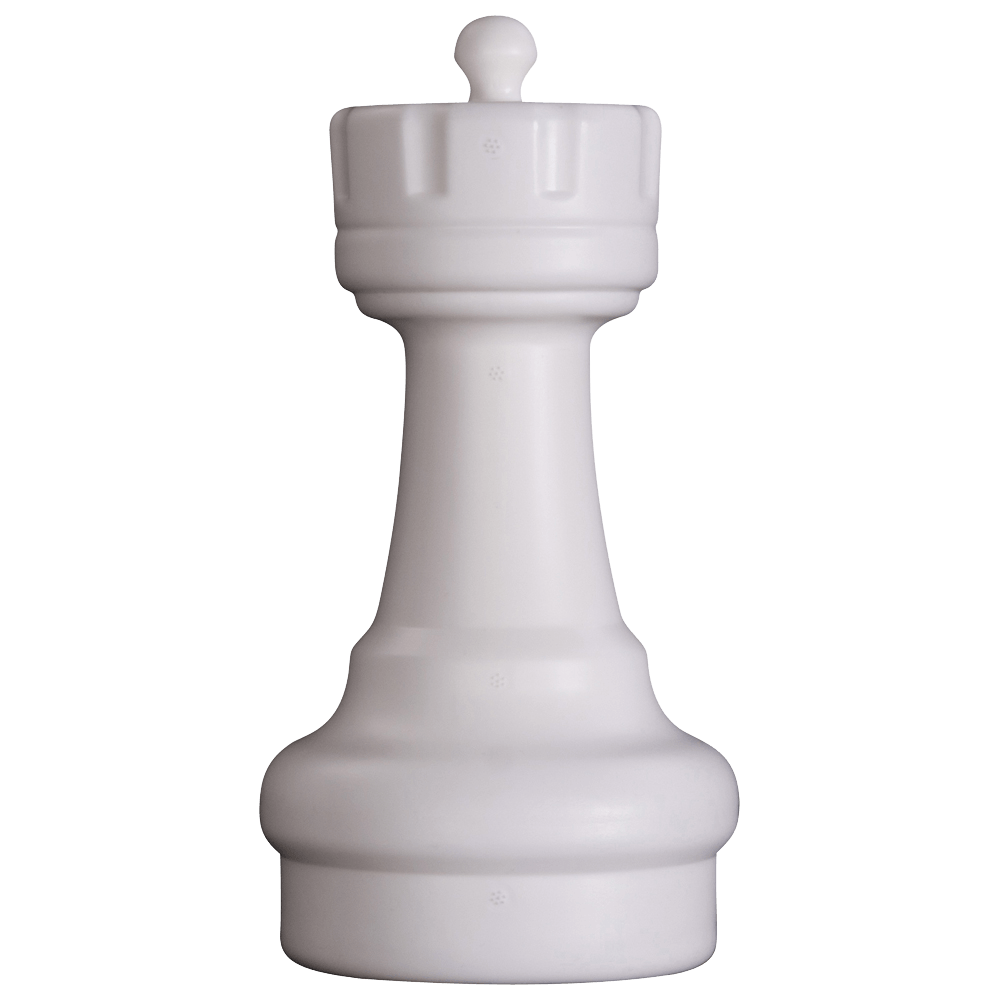 9 Inch Light Plastic Rook Giant Chess Piece | Giant Outdoor Chess | | GiantChessUSA