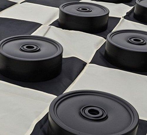 10 Inch Plastic Giant Checkers | Giant Outdoor Chess | | GiantChessUSA