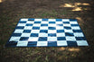 Quick Fold Nylon Giant Chess Mat With 6 Inch Squares | Giant Outdoor Chess | | GiantChessUSA