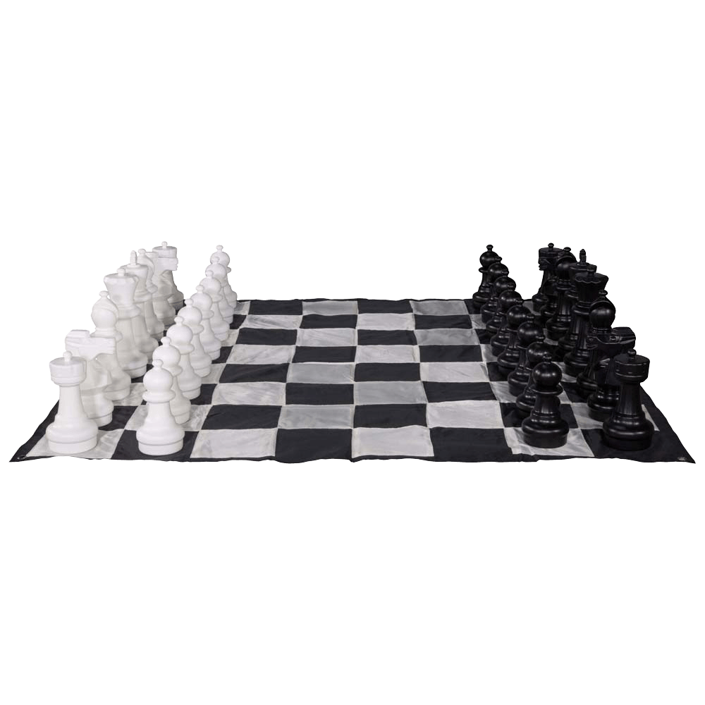 Personalized 12 Inch Plastic Giant Chess Set | Giant Outdoor Chess | | GiantChessUSA