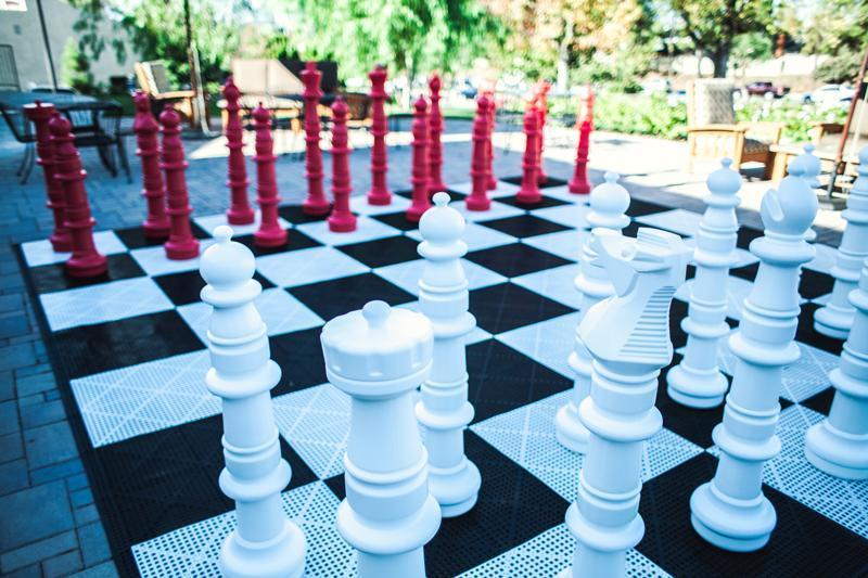 Personalized 37 Inch Plastic Giant Chess Set | Giant Outdoor Chess | | GiantChessUSA