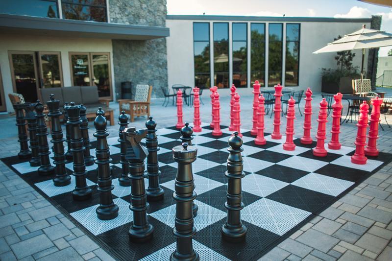 Personalized 37 Inch Plastic Giant Chess Set | Giant Outdoor Chess | | GiantChessUSA