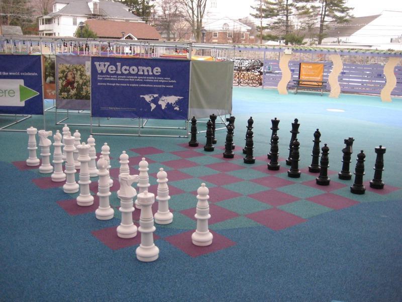 Personalized 37 Inch Plastic Giant Chess Set | Giant Outdoor Chess | | GiantChessUSA