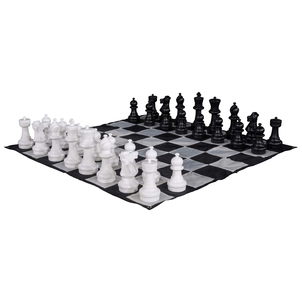 MegaChess Personalized 12 Inch Plastic Giant Chess Set | | GiantChessUSA