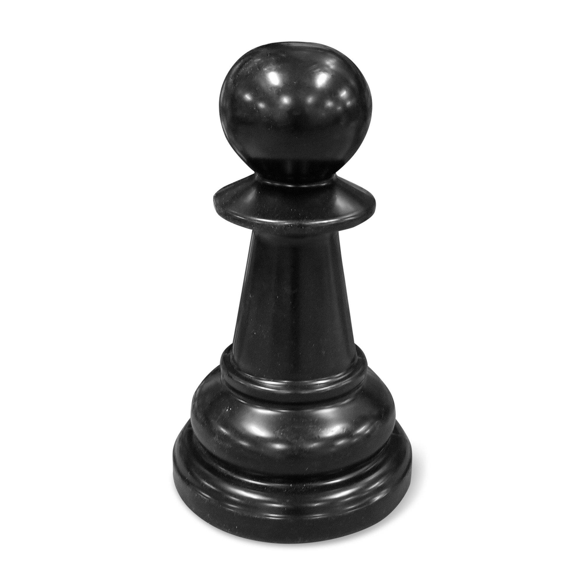 16 Inch Black Perfect Pawn Giant Chess Piece | Giant Outdoor Chess | Default Title | GiantChessUSA